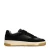 Manfield leren sneakers zwart