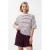 Catwalk Junkie Loose Fit Striped Tshirt Tops & T-shirts Dames – Shirt – Creme –