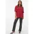 VERO MODA straight leg pantalon – donkergroen