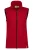 HAKRO Regular Fit Dames Fleece Vest rood, Effen