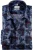 OLYMP Level Five Body Fit Overhemd rook blauw, Motief