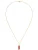 Glanzstücke München Ketting  goudgeel / bloedrood