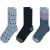 Ted Baker 3pk Mens Non Terry Crew Blue