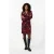 EsQualo Dress Knot Floral Gem Sj Print