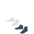 FALKE sneakersokken – wit/donkerblauw (set van 2)