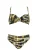 SUNFLAIR Bikini  cognac / zwart / wit