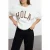 TRENDYOLMİLLA Meisjes Ecru Slogan Lang Regular fit Sweatshirts