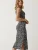 Happiness İstanbul Jurk  rood / zwart / wit