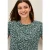 Cecil Dames Burnout shirt met print in Groen