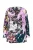 Ulla Popken Blouse  geel / petrol / lila / wit