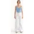 V-hals Korte Top met Kantdetail