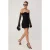 TRENDYOLMİLLA Dames Zwart Effen Kort / Mini Mouwloos Bodycon Jurken