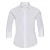 Russell Collection Dames/Dames Easy-Care 3/4 mouw shirt (Wit)