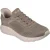 Skechers BOBS Sport Squad Chaos Solid Step Textiel Heren Donker Taupe Sneakers
