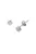 So Chic Oorbellen  zilver / transparant