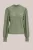 WE Fashion – Dames kanten top – Regular fit – Groen –