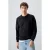 Heren Effen Rundhals Sweatshirt