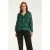Smashed Lemon 24698 chiffon jacquard v-hals top met bladmotief |