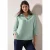 Cecil Dames Linnen blouse in Groen