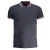 Cavalli Class Polo met Tipped Kraag en Toned Logo in Marineblauw