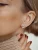 Hey Happiness Oorbellen ‘Petal’  zilver
