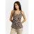 Protest singlet met dierenprint bruin