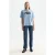 Scotch & Soda Loose Fit T-shirt With Leopard Artwork Faded Denim