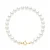 Gouden Armband – Rij van Echte Zoetwaterparels Semi Rond 6-7 mm