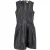 Iris & Ink minijurk in zwart leer
