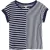 White Stuff Nelly Notch Stripe Tee Navy Multi