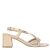 Bibi Lou sandalettes met glitters lichtbruin