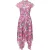French Connection Arla Gathered Flowing Dress Graphite/rasp Sorbet