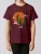 watabout.kids Shirt ‘Kaktus im Sonnenuntergang’  donkergroen / donkeroranje / rosa / bordeaux