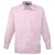 Premier Heren Premier Poplin Formeel Overhemd Met Lange Mouwen (Roze)