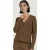 EsQualo Cardigan Short Fancy Knit Army Green