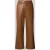 MORE & MORE Flared fit stoffen broek in leerlook