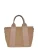 Luisa Vannini Beige Rundleer Tas
