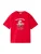 MANGO KIDS Shirt ‘CYPONI’  grijs / rood / lichtrood / wit