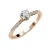 Destiny Ring – Roségoud en kristal