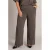 Yest Curve Plus Size straight leg broek – zwart/taupe