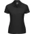 Russell Dames/Dames Klassiek Effen Poloshirt van Polycotton (Zwart)