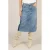 Yest denim spijkerrok medium blue denim