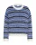SAINT TROPEZ Trui ‘OlmaSZ’  nachtblauw / royal blue/koningsblauw / wit