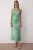 TRENDYOLMİLLA Dames Groen Abstract Maxi Mouwloos Stijlvol/Avond Recht Jurken
