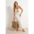 TRENDYOLMİLLA Dames Ecru Effen Maxi Mouwloos Strandkleding Bodycon Jurken