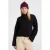 America Today gebreid vest met wol – donkerbruin