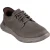 Skechers Garza Clive Cotton herenschoenen donker taupe met vetersluiting