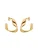 PURELEI Oorbellen ‘River’  goud