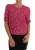 Dolce & Gabbana Roze Gestippelde Zijde Blouse