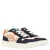 Develab leren sneakers donkerblauw/oranje